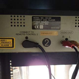 equipo de música y luces