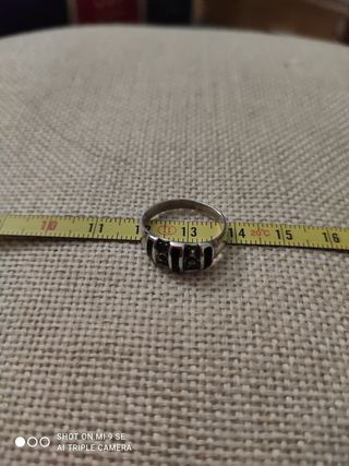 Anillo plata