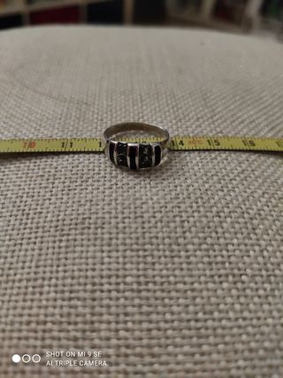 Anillo plata