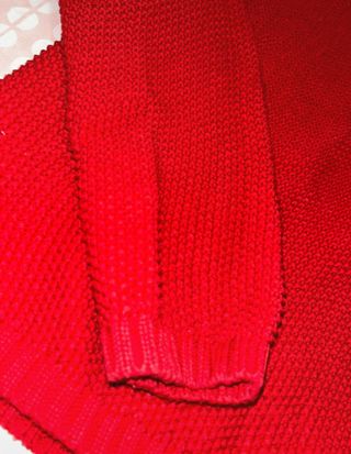 Jersey de hilo rojo