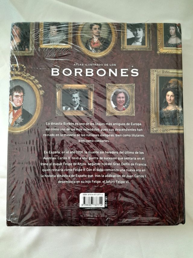 Livro História Ilustrada Atlas dos Bourbons