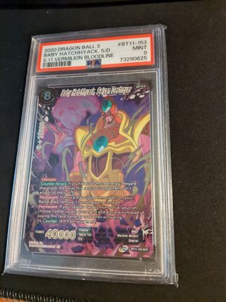 Majin buu & Baby hatchhyack psa 9 SCR (1st ed.)