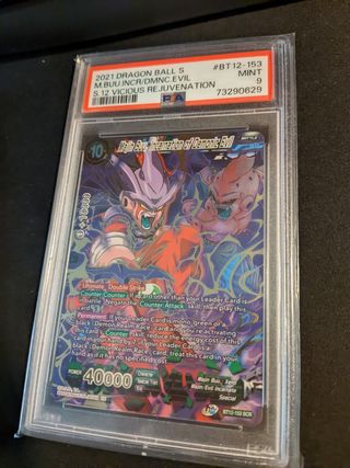 Majin buu & Baby hatchhyack psa 9 SCR (1st ed.)