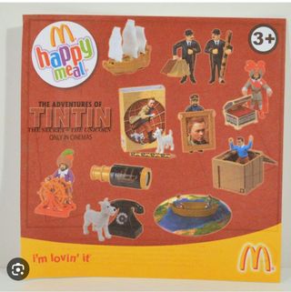 barco y catalejo colección Tintín mc donald's 2011