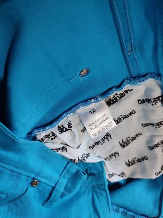 Minifalda vaquera esqueleto