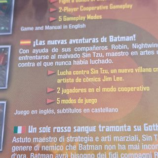 BATMAN RISE OF SIN TZU XBOX Ingles subs. español