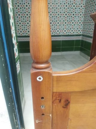 Cabecero de madera provenzal