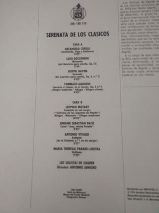 4 vinilos música clásica