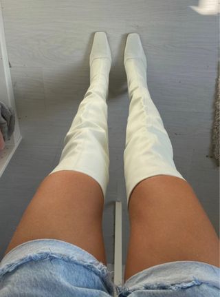 botas, elásticas altas mosqueteras