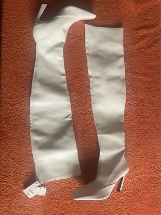 botas, elásticas altas mosqueteras