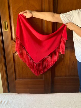 Mantoncillo fucsia de señora