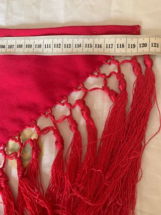 Mantoncillo fucsia de señora
