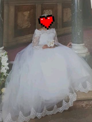 Vestido de Primera Comunión Talla 14!