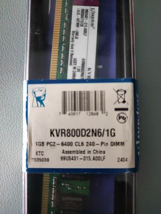 Memoria RAM 1GB Kingston