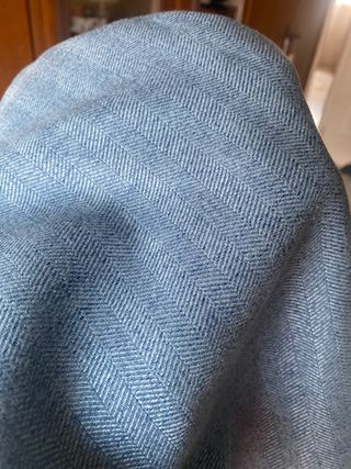 Juego de cortina azul turquesa +cojines cuadrados