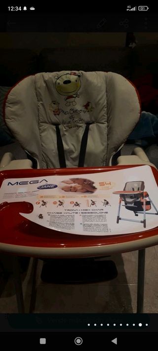 Trona de bebé plegable Mega de Jané
