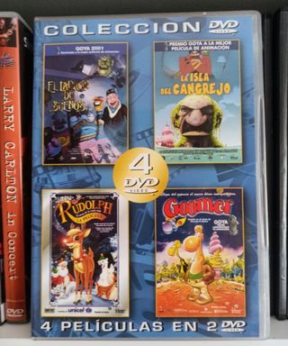 DVD con 4 películas.