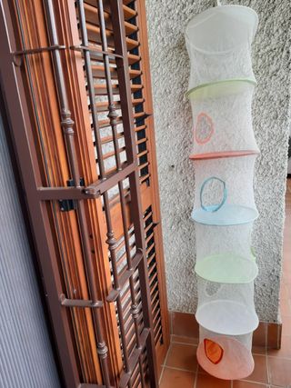 Contenitori a rete per giochi bambini