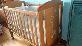 Cuna MiCuna Giraffe o Sabana color marrón