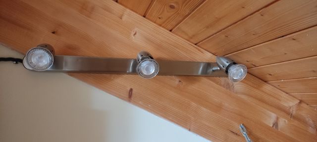 lampara pared 3 focos aplique pared