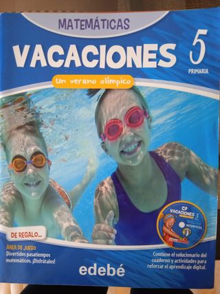 Libro de repaso matemáticas 5º primaria edebé