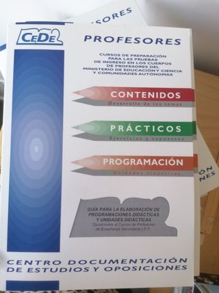Temario oposiciones FP