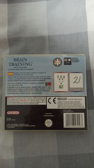 Brain Training de Dr Kawashima para Nintendo DS