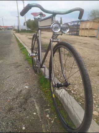 bicicleta retro urbana fixie y contrapedal