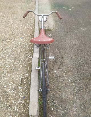 bicicleta retro urbana fixie y contrapedal