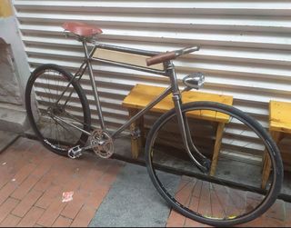 bicicleta retro urbana fixie y contrapedal