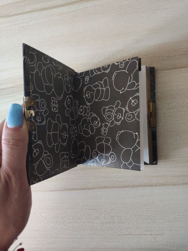 Mini Diario, pasta dura.