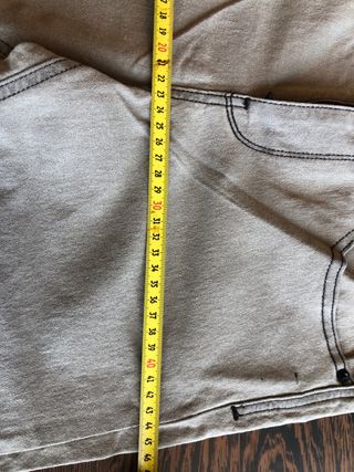 Pantalón vaquero gris hombre T42 skinny fit