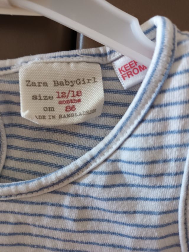 Vestido bebé Zara 