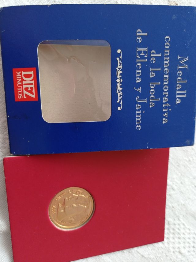 Medalla conmemorativa Elena y Jaime
