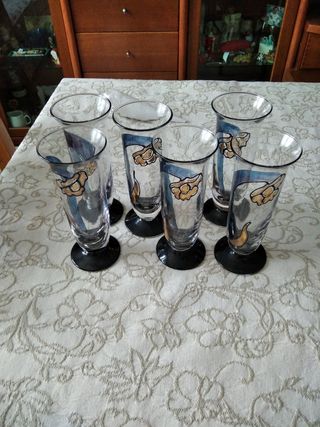 bicchieri di vetro 6 pezzi