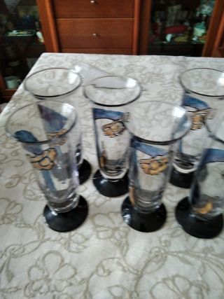 bicchieri di vetro 6 pezzi