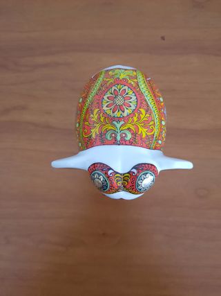 elefantino in ceramica decorato