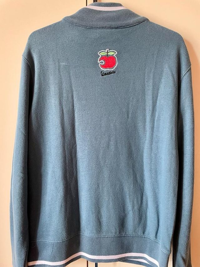 felpa blu vespa tg s