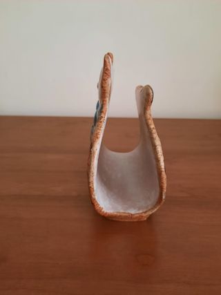 portatovaglioli in ceramica,  a forma di gatto