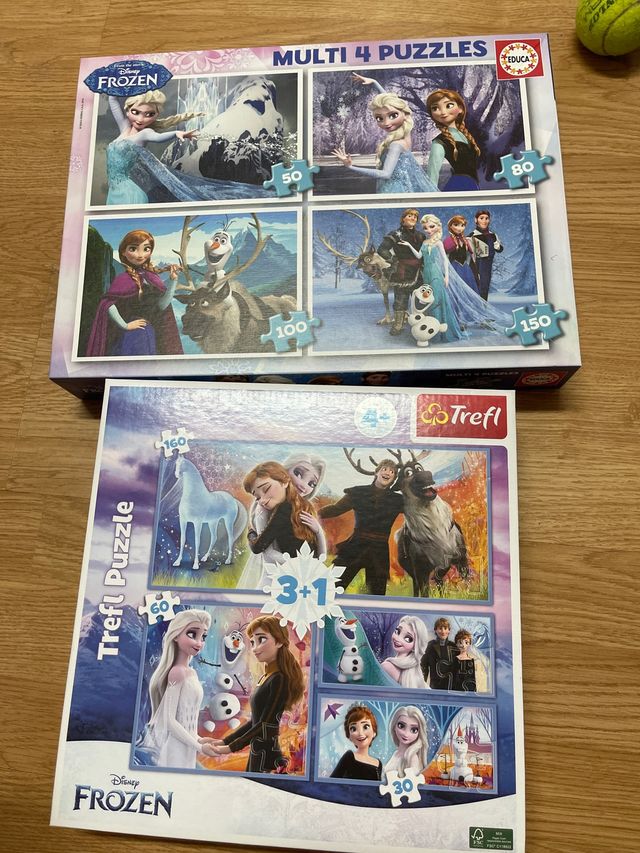 Lote de 8 puzzles elsa