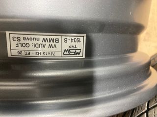 Llantas 15" MSW de Oz racing 4x100 para BMW e30