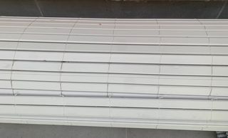 Cañizo PVC color blanco 2x5m