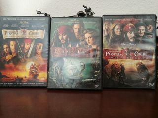pelicula de piratas del caribe en DVDs