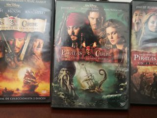 pelicula de piratas del caribe en DVDs