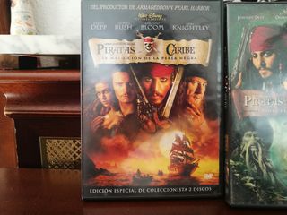 pelicula de piratas del caribe en DVDs