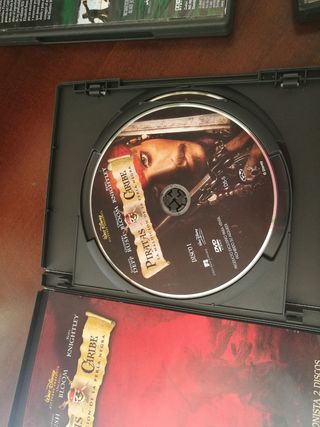 pelicula de piratas del caribe en DVDs