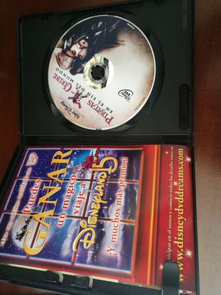pelicula de piratas del caribe en DVDs