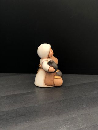 Venditrice di anfore presepe classico Thun