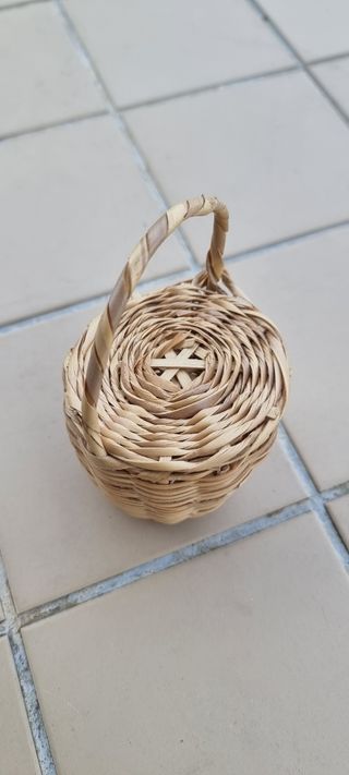 Vintage - Cesta em cortiça + oferta !