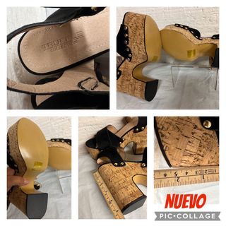 Sandalia Plataforma TRUFFLE NEGRO TALLA 38